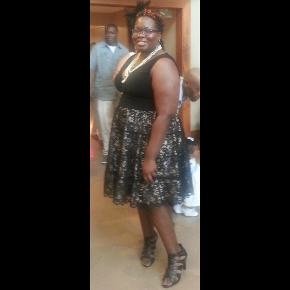 Repost - V-Neck Ruched Bodice Dress